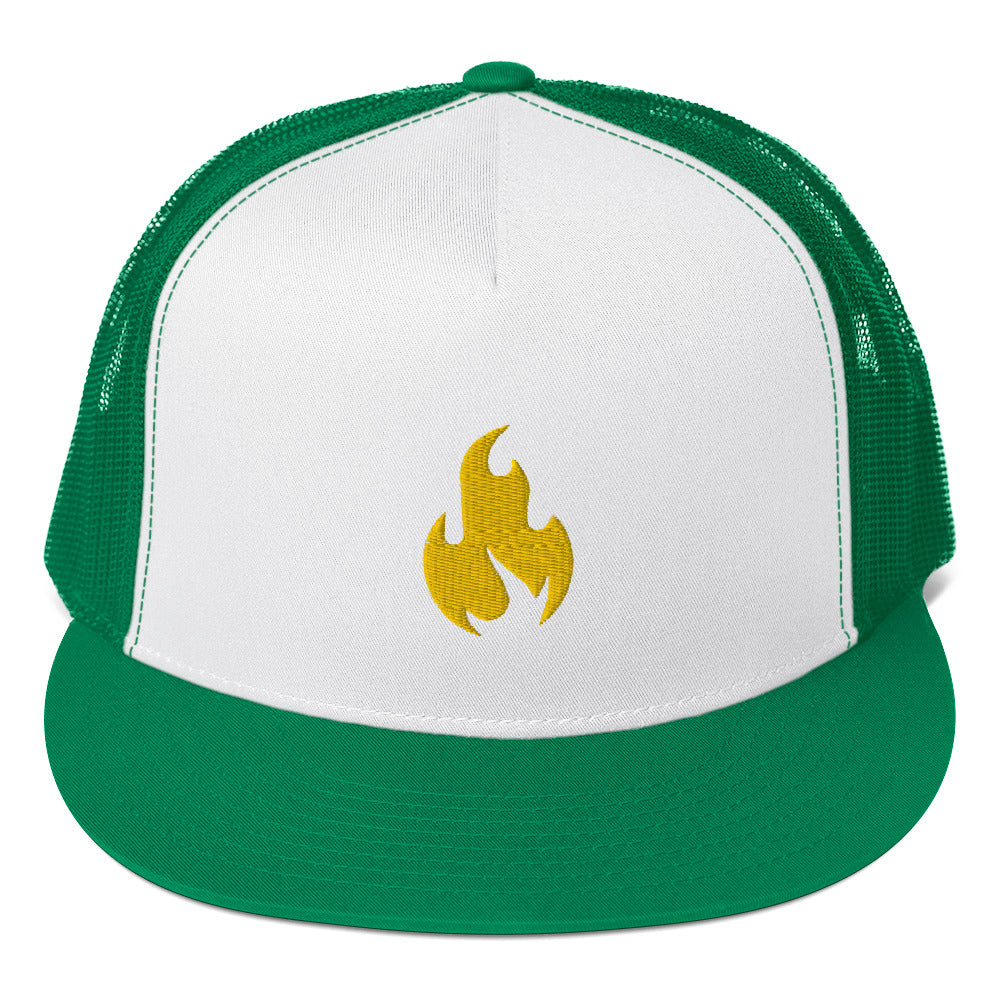 Golden Flame Signature Trucker Cap