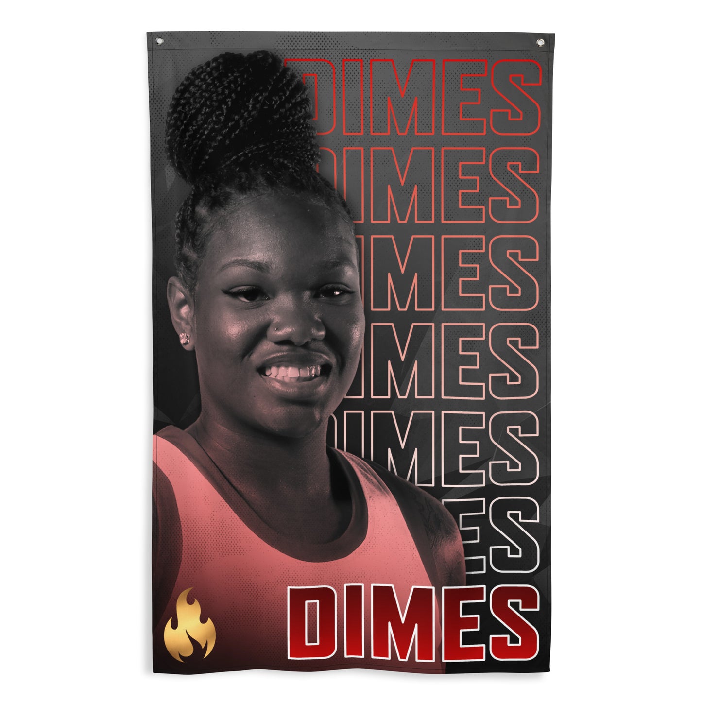 Diamond Johnson - Champion - Flag