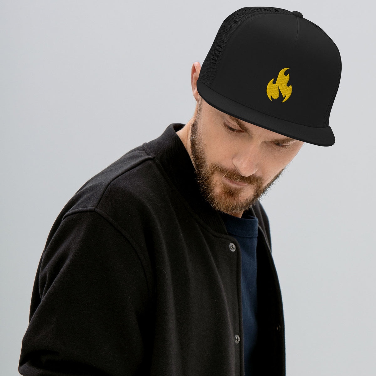 Golden Flame Signature Trucker Cap