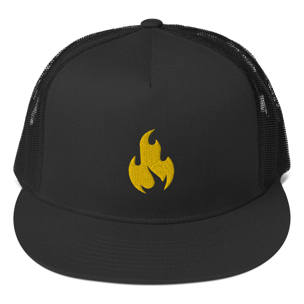 Golden Flame Signature Trucker Cap