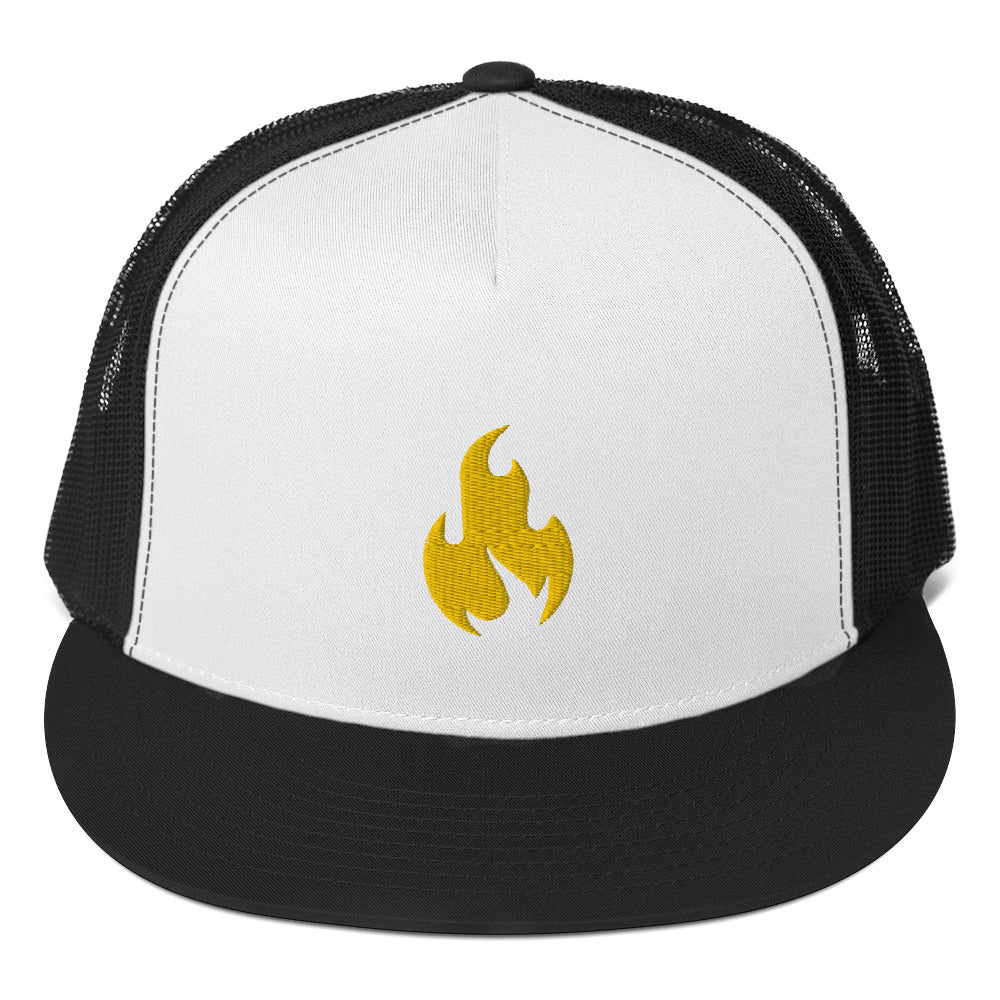 Golden Flame Signature Trucker Cap