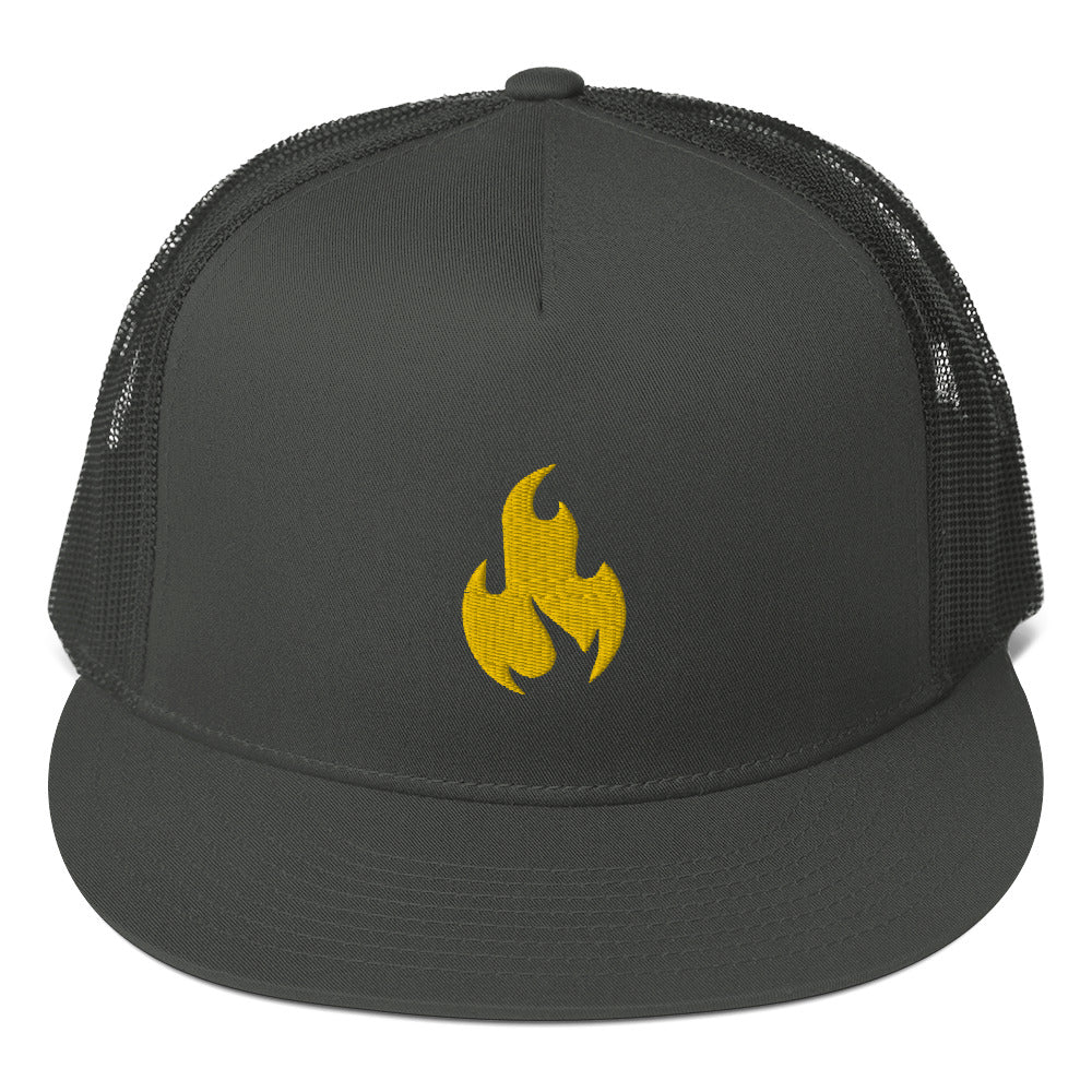 Golden Flame Signature Trucker Cap