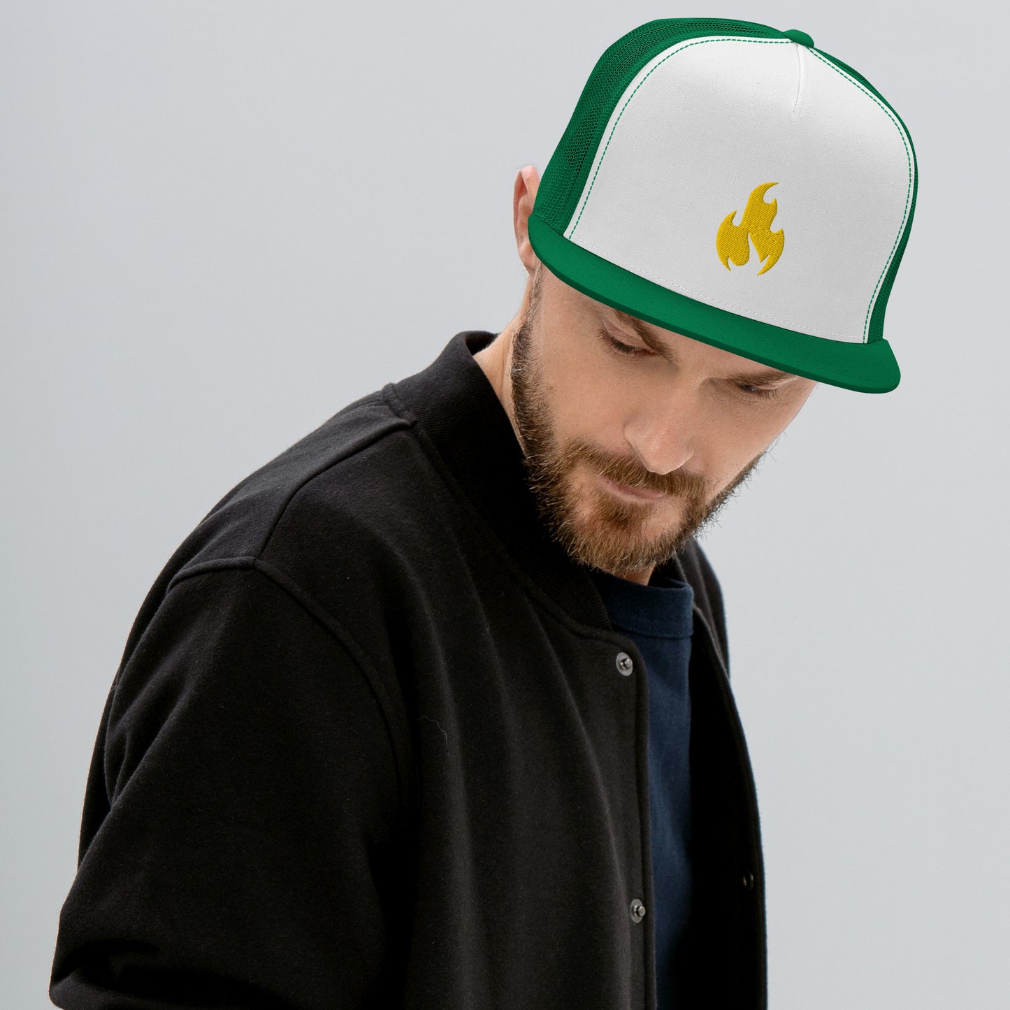 Golden Flame Signature Trucker Cap