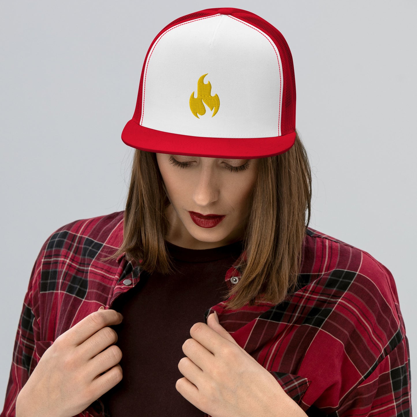 Golden Flame Signature Trucker Cap