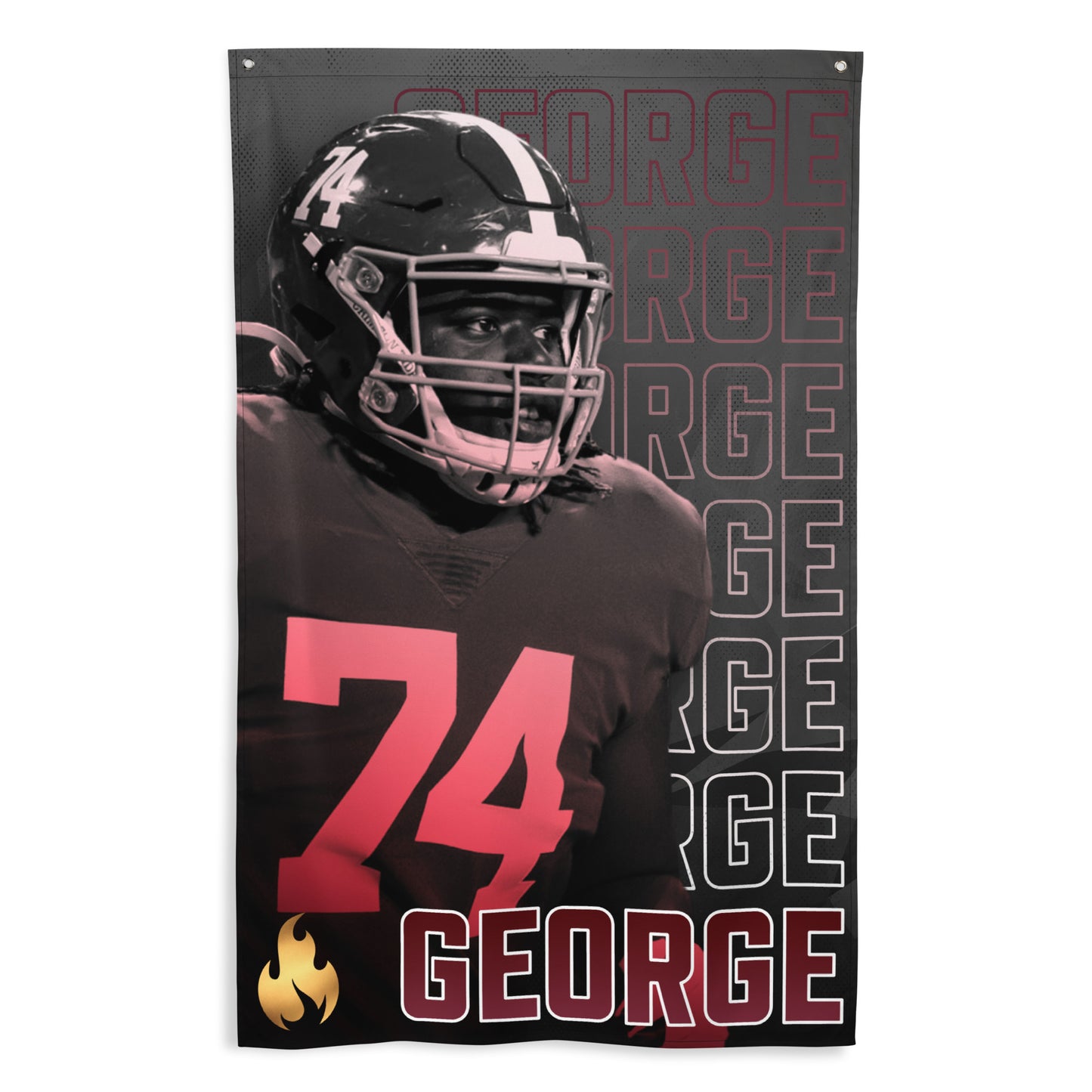 Damieon George Jr. - Champion - Flag