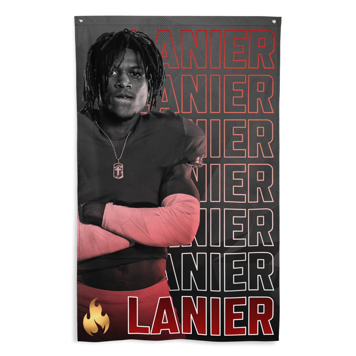 Brylan Lanier - Champion - Flag