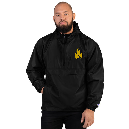 HM Golden Flame Embroidered Champion Packable Jacket