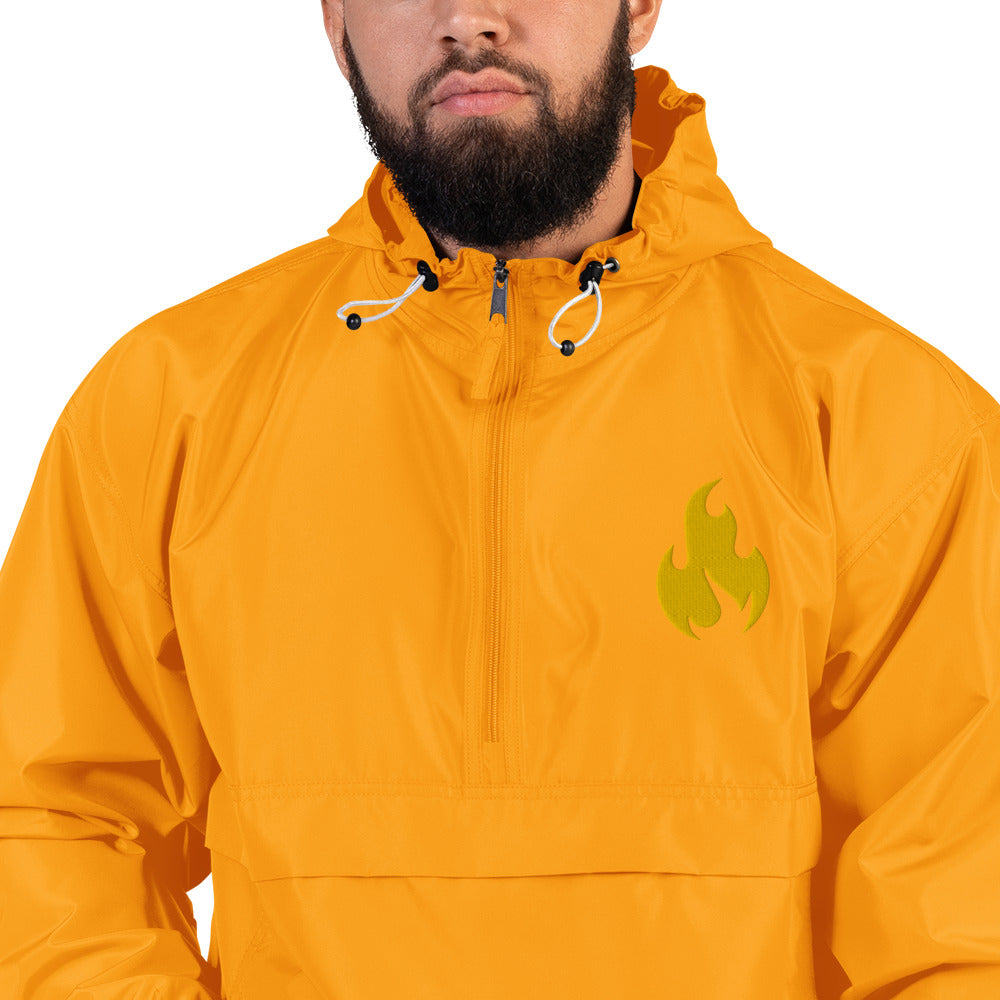 HM Golden Flame Embroidered Champion Packable Jacket