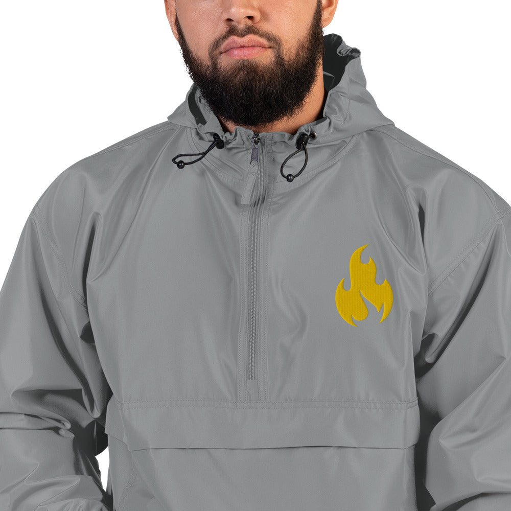 HM Golden Flame Embroidered Champion Packable Jacket