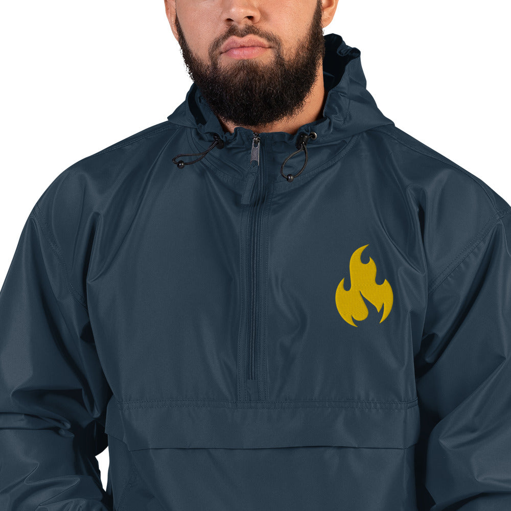 HM Golden Flame Embroidered Champion Packable Jacket