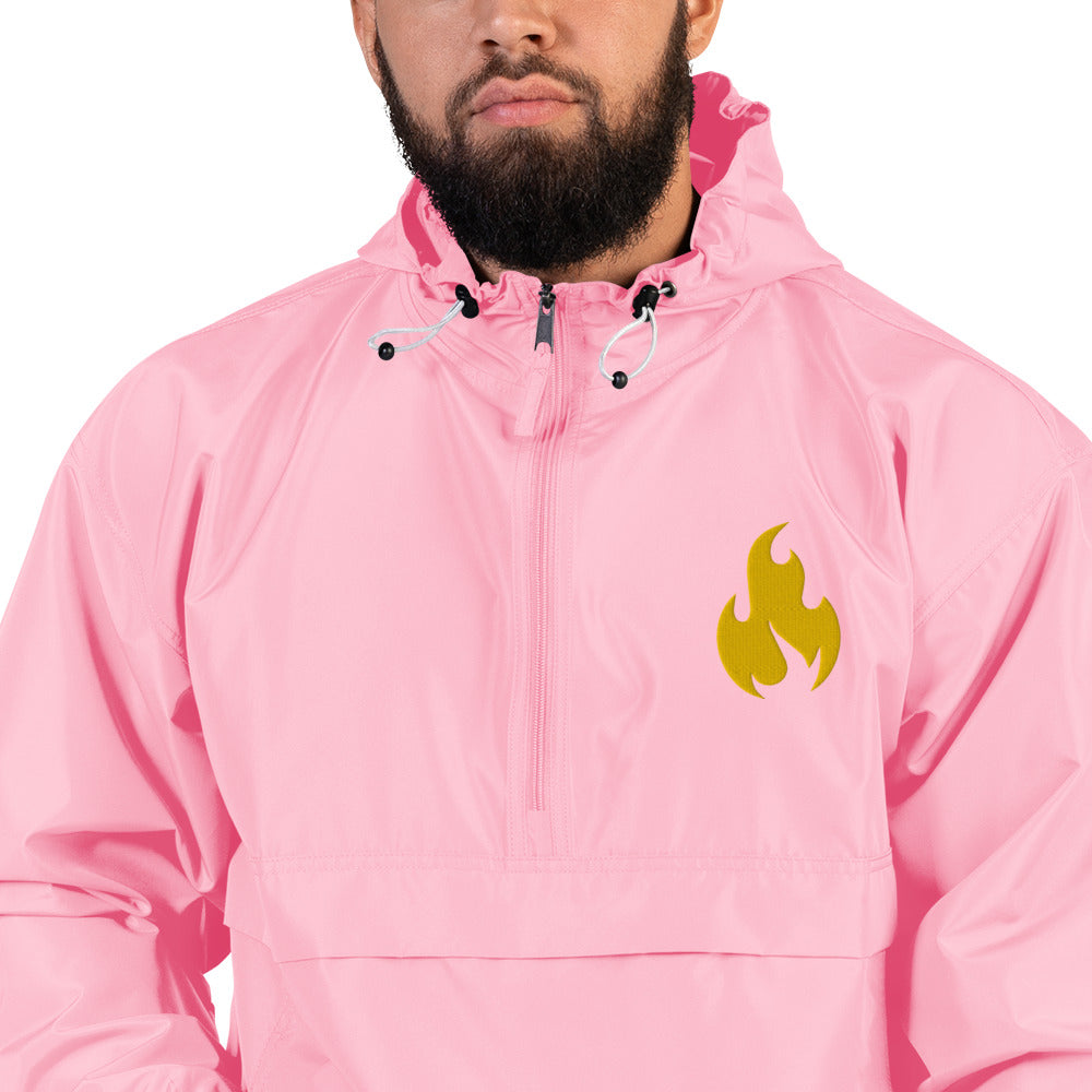 HM Golden Flame Embroidered Champion Packable Jacket