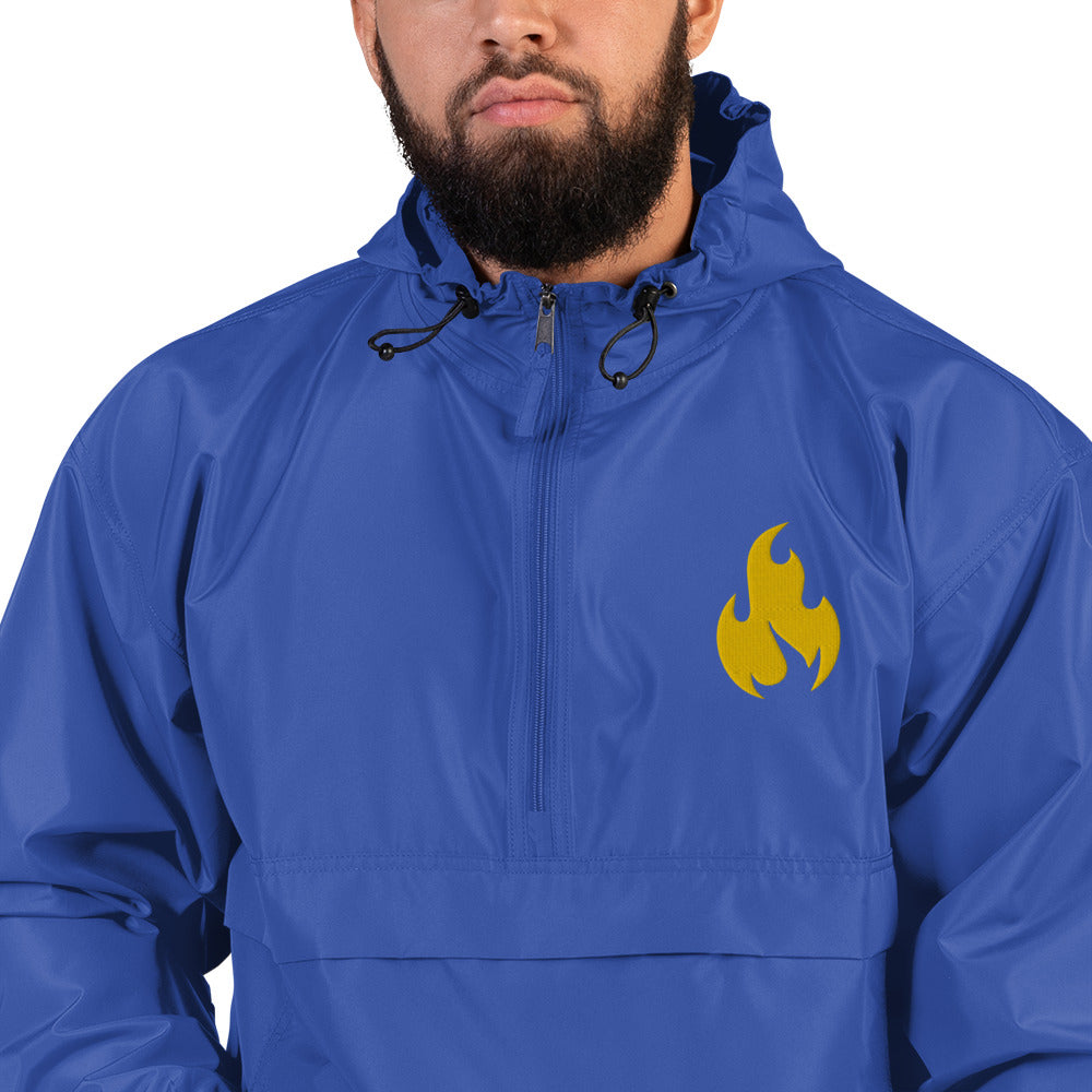 HM Golden Flame Embroidered Champion Packable Jacket