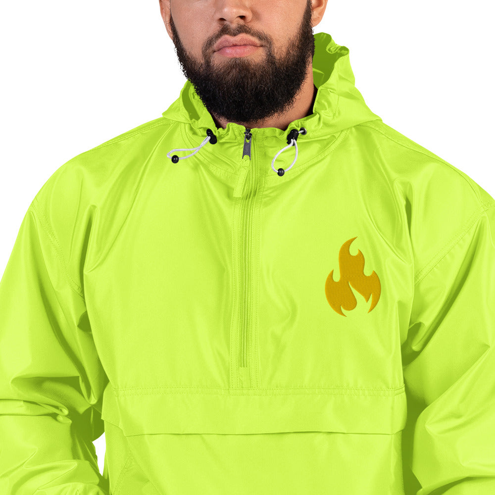 HM Golden Flame Embroidered Champion Packable Jacket