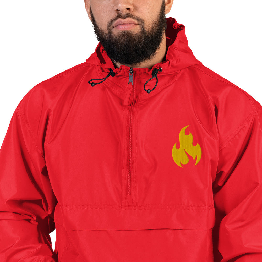 HM Golden Flame Embroidered Champion Packable Jacket