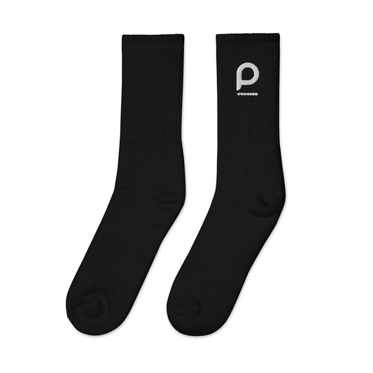 The Process Premium Embroidered Socks