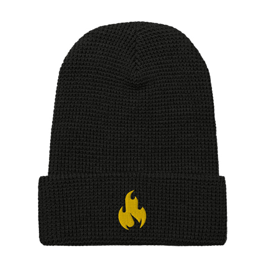 HM Golden Flame Waffle Beanie