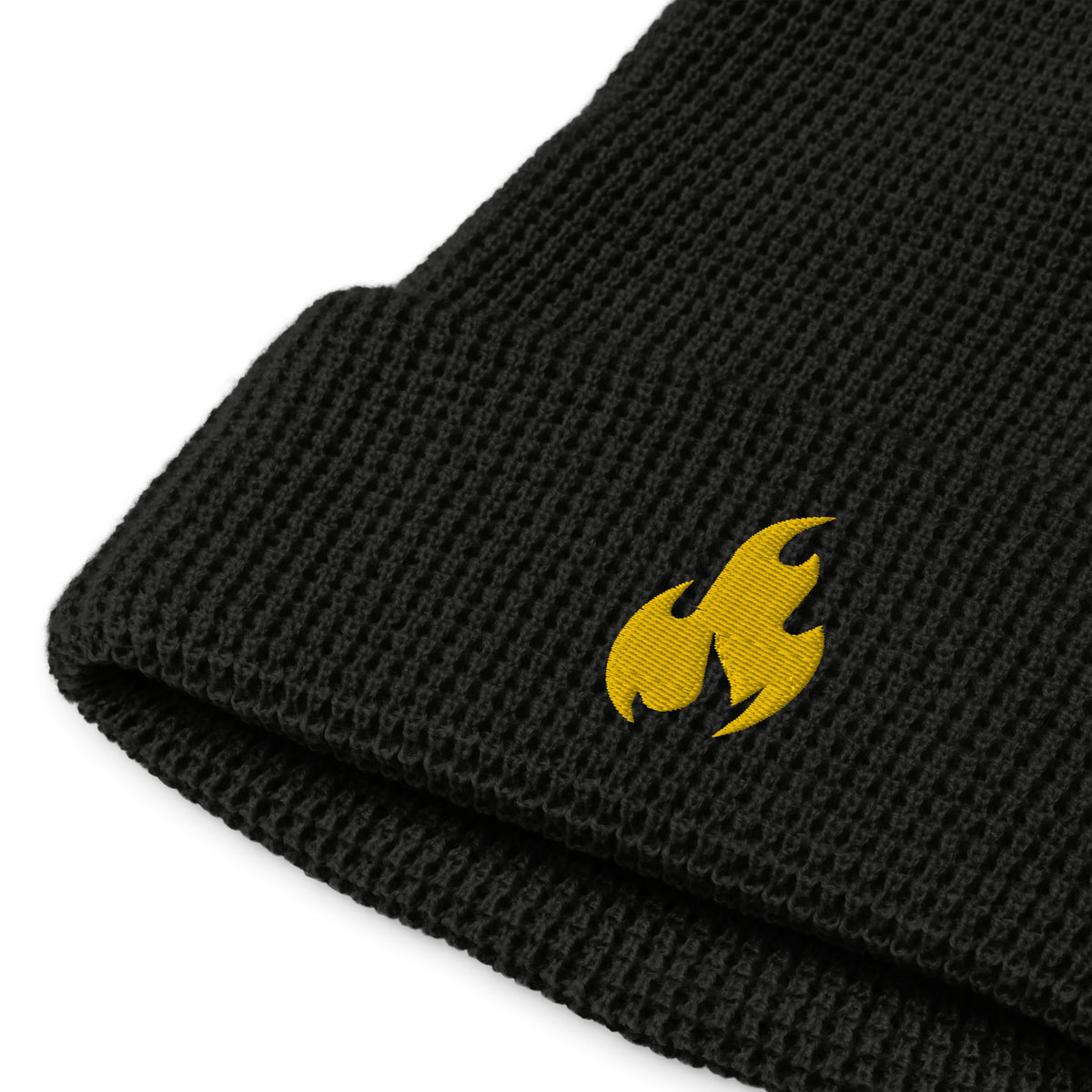 HM Golden Flame Waffle Beanie