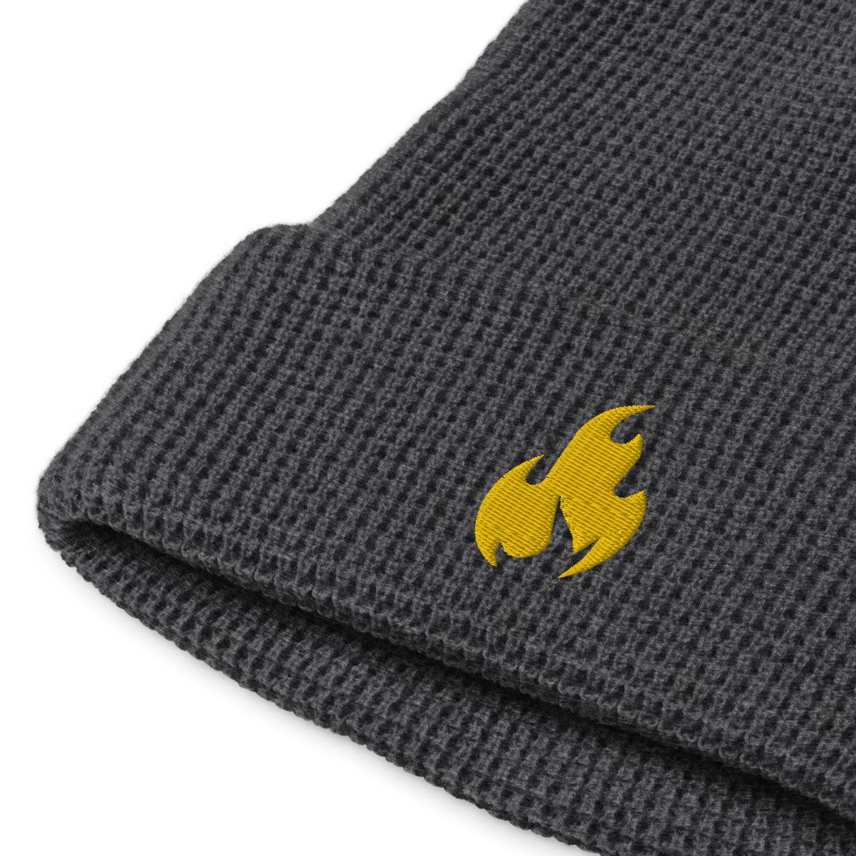 HM Golden Flame Waffle Beanie