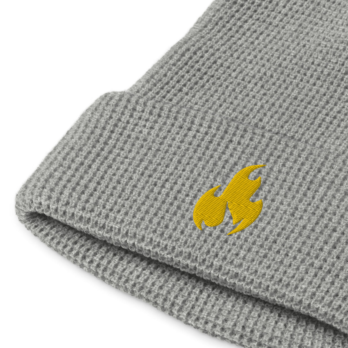 HM Golden Flame Waffle Beanie