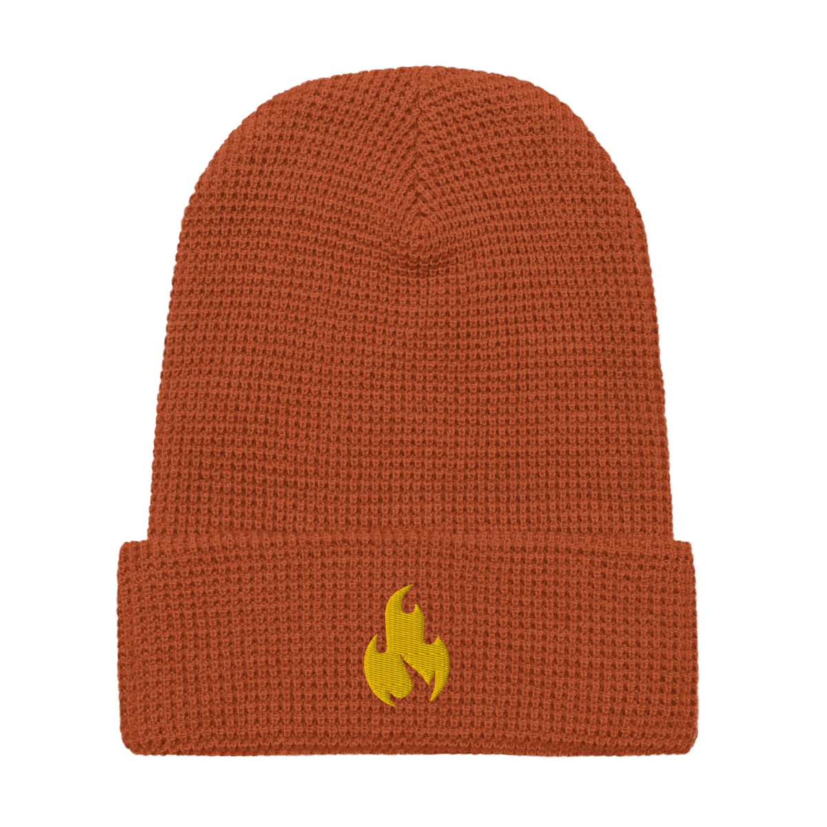 HM Golden Flame Waffle Beanie