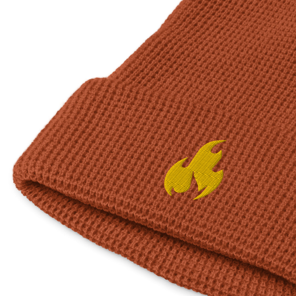 HM Golden Flame Waffle Beanie