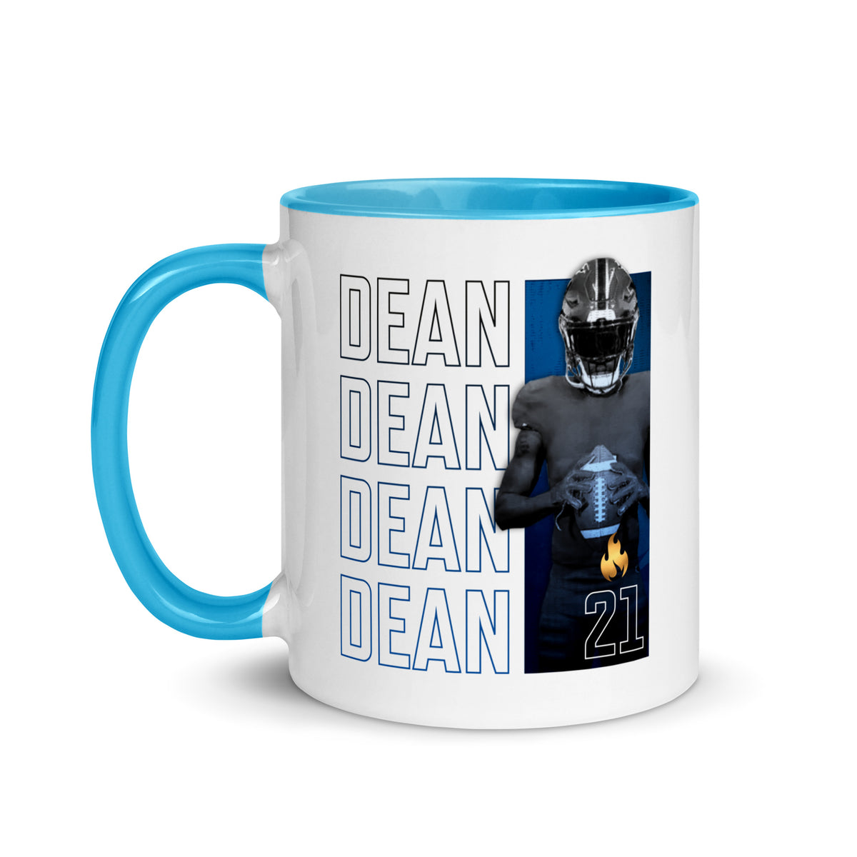 Kelvin Dean Jr. - Champion - Mug with Color Inside