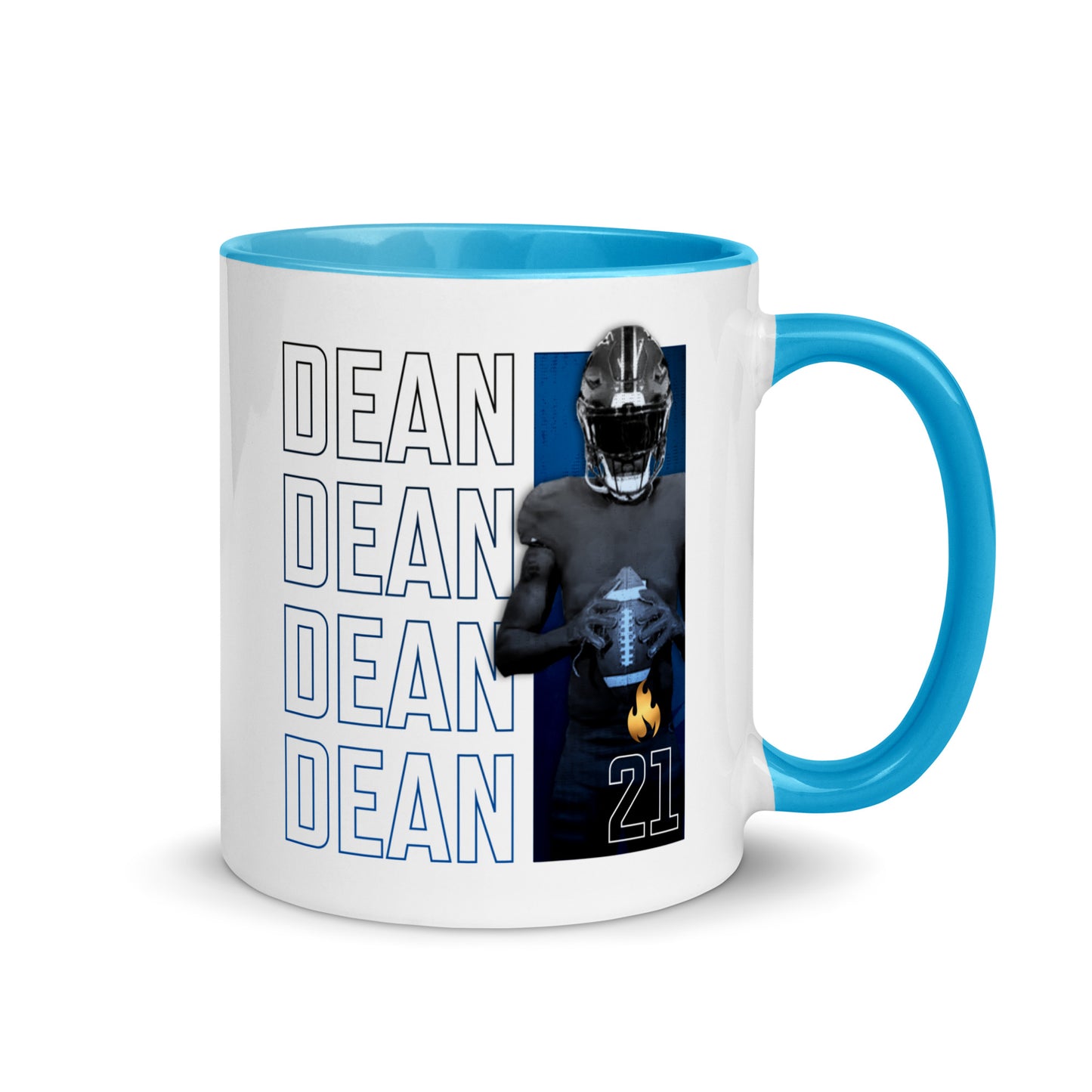 Kelvin Dean Jr. - Champion - Mug with Color Inside