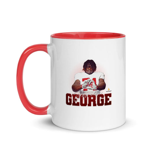 Damieon George Jr Collage - Mug with Color Inside