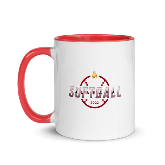 Alabama Softball - Mug with Color Inside