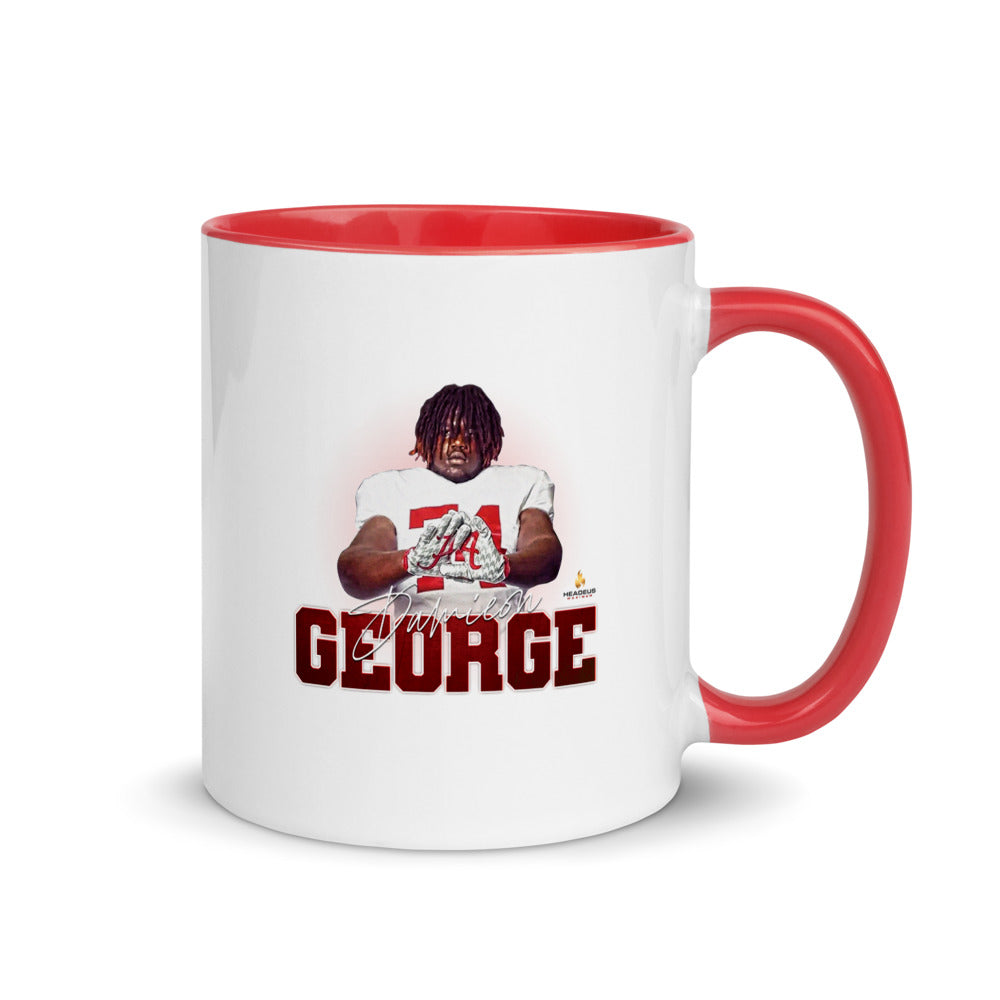 Damieon George Jr Collage - Mug with Color Inside