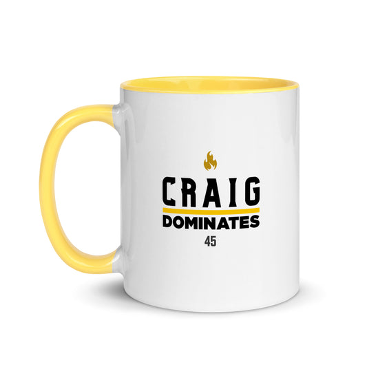 Deontae Craig Mug - Dominate - with Color Inside