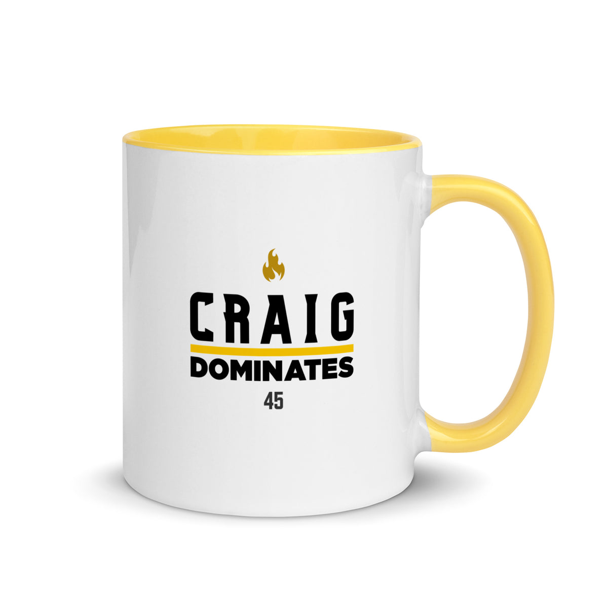 Deontae Craig Mug - Dominate - with Color Inside
