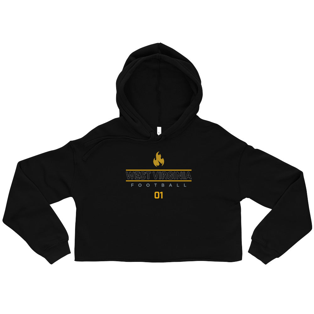 Mujahid Bin-Wahad - Home Spirit - Crop Hoodie