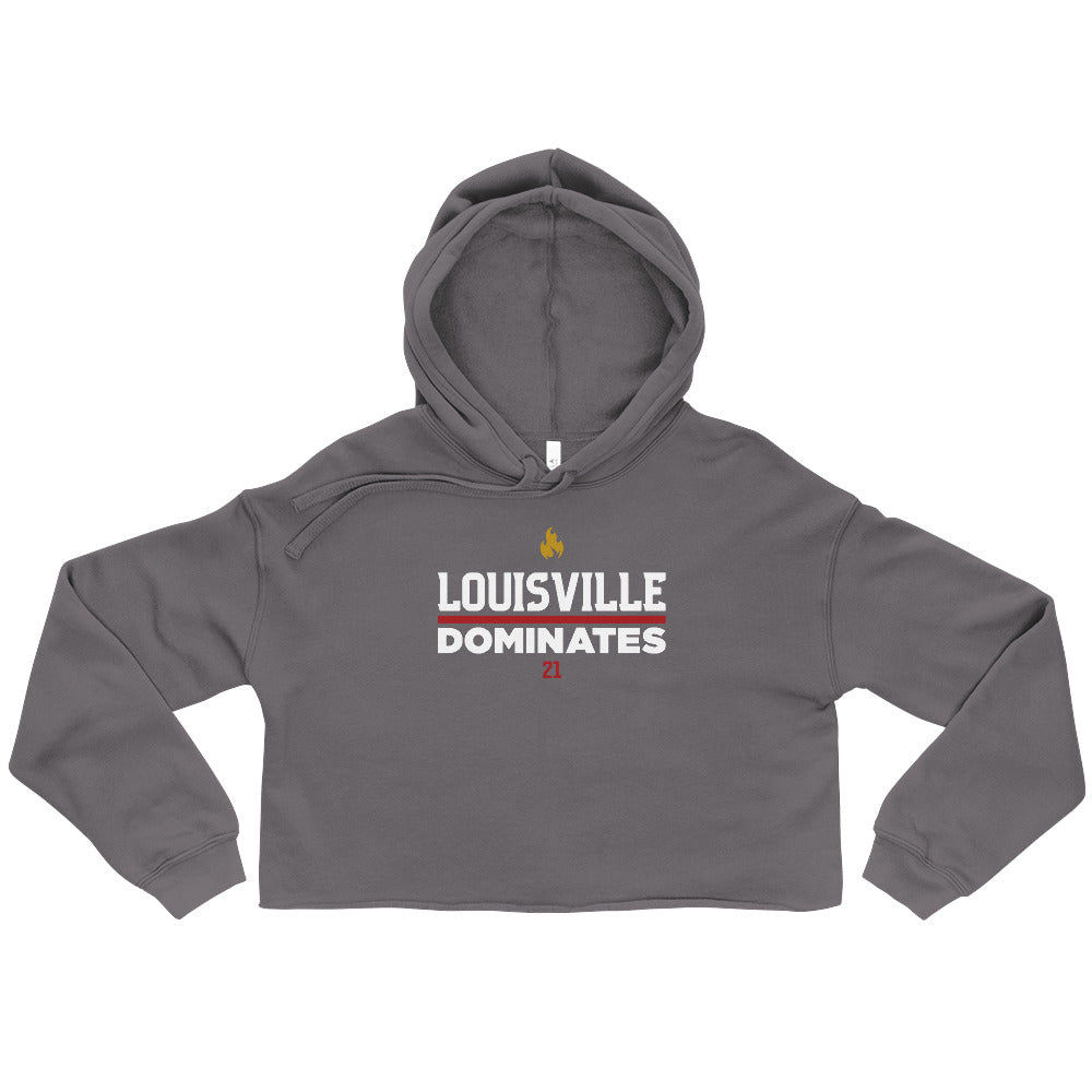 Sydney Curry - Dominates - Crop Hoodie